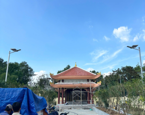 Đèn năng lượng mặt trời ở Kiên Giang