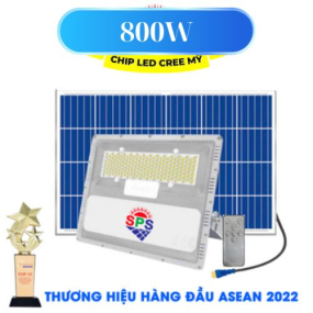 Đèn 800W - Đèn Năng Lượng Mặt Trời BẢO HÀNH 3 NĂM Chống Nước Cao Cấp SPS 800W