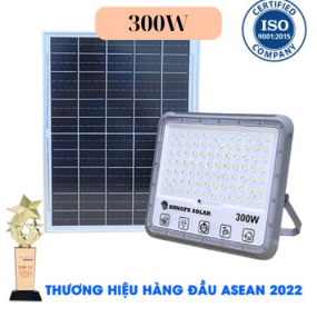 Đèn Pha chống chói Năng Lượng Mặt Trời 300W