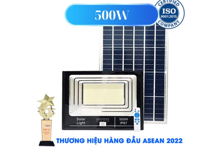 Đèn Năng Lượng Mặt Trời 500W- Đèn KungFu Solar Năng Lượng Mặt Trời 500W