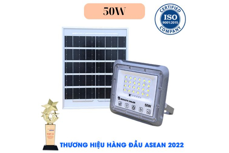 Đèn Năng Lượng Mặt Trời Chống Chói 50W