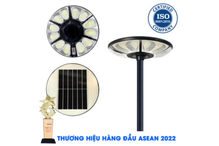 Đèn UFO 1000W Năng Lượng Mặt Trời Sân Vườn Solar Light 1000W KUNGFU SOLAR