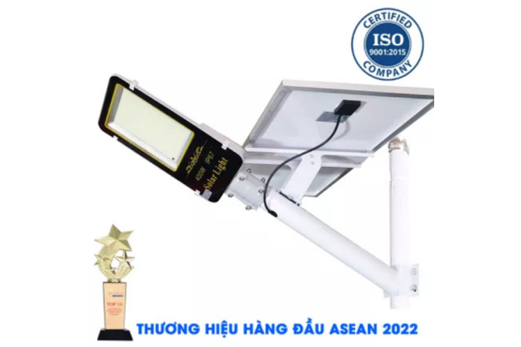 Đèn Đường Bàn Chải Năng Lượng Mặt Trời 400W