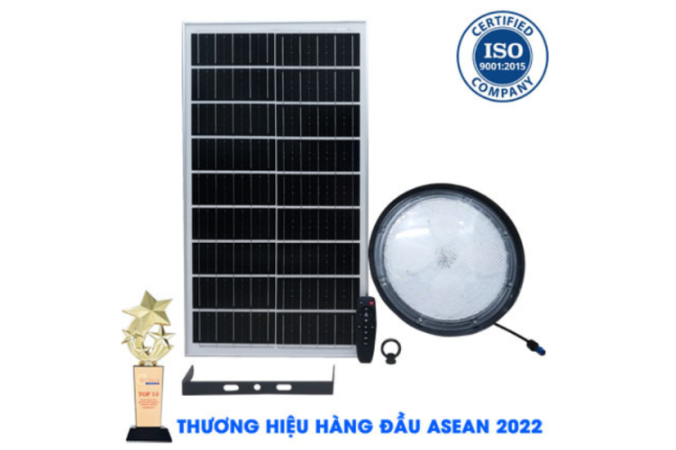 Đèn Ốp Trần 300W Năng Lượng Mặt Trời 
